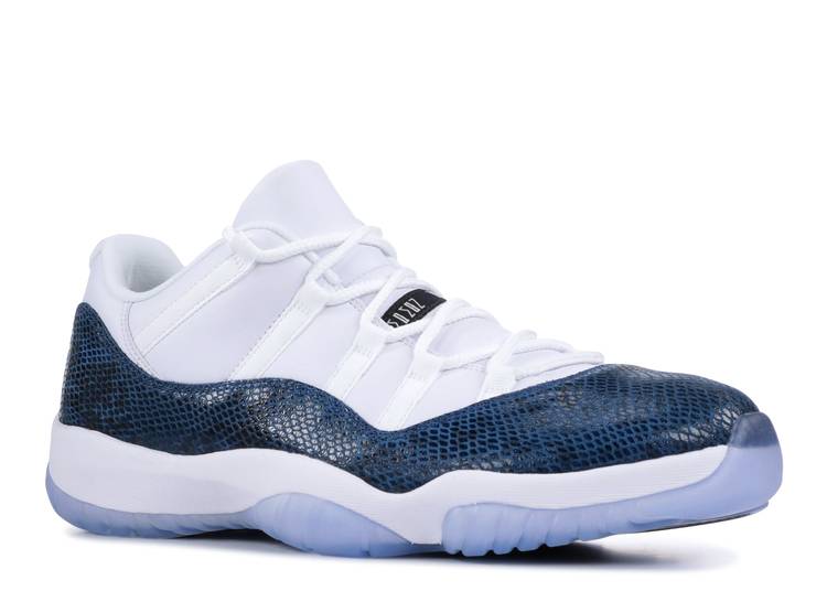 AIR JORDAN 11 RETRO LOW 'NAVY SNAKESKIN' 2019 – Soleciety