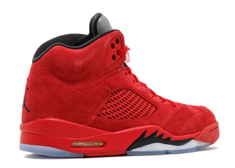 Jordan retro 5 suede red Clearance