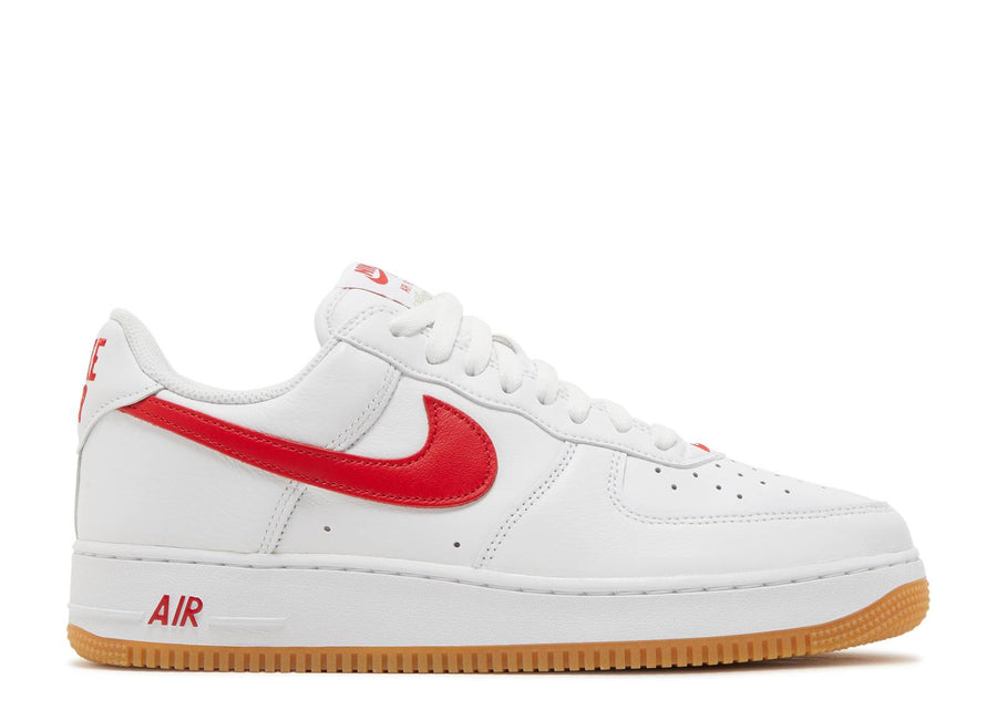 NIKE AIR FORCE 1 LOW 'COLOR OF THE MONTH - WHITE UNIVERSITY RED'
