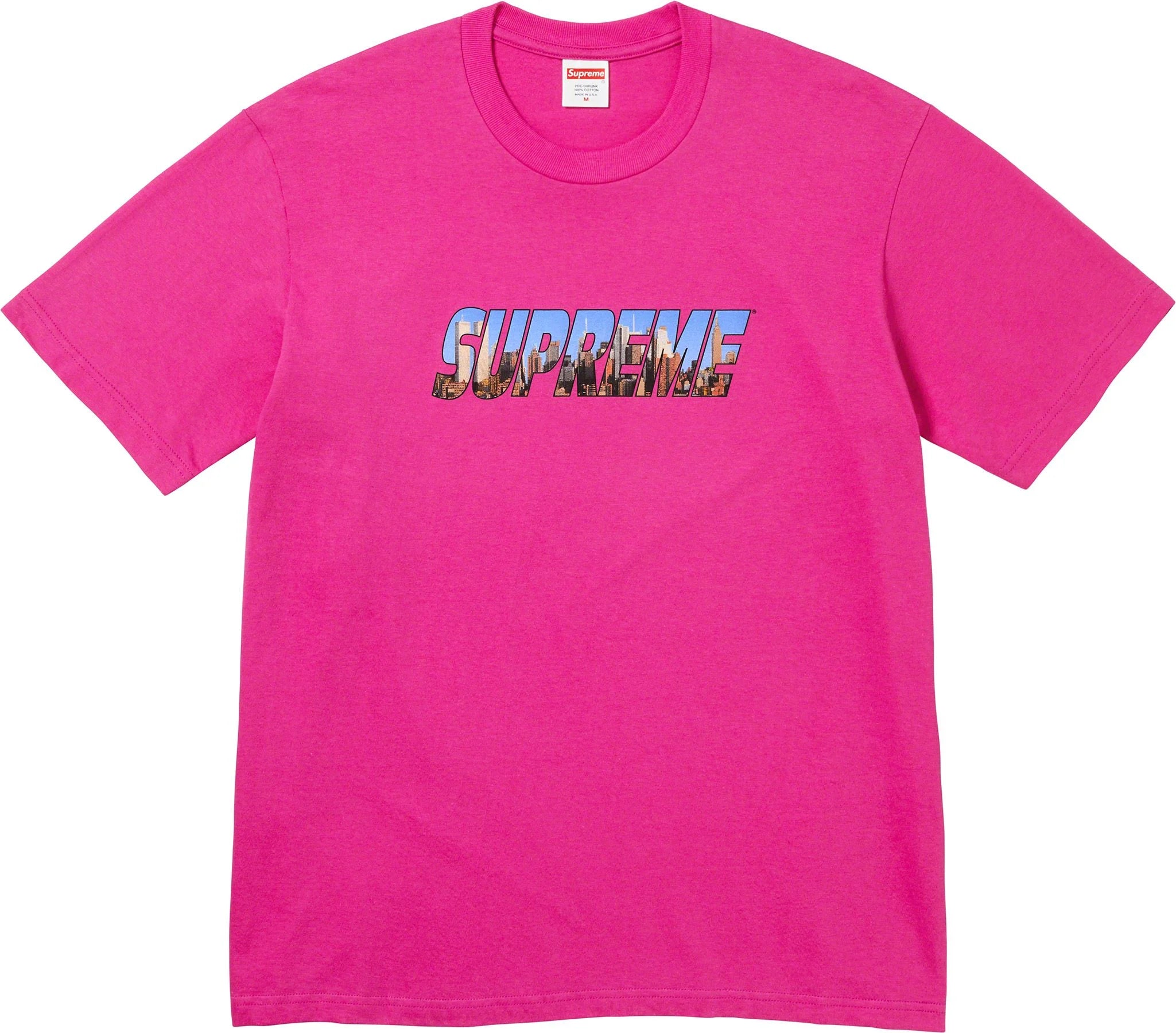 SUPREME GOTHAM TEE MAGENTA – Soleciety