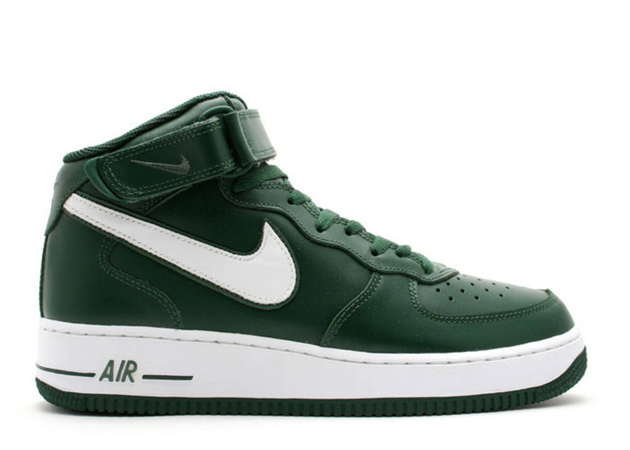 Nike Air Force 1 Mid Black Forest Green