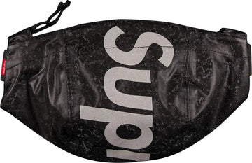 SUPREME REFLECTIVE SPECKLED WAIST BAG BLACK