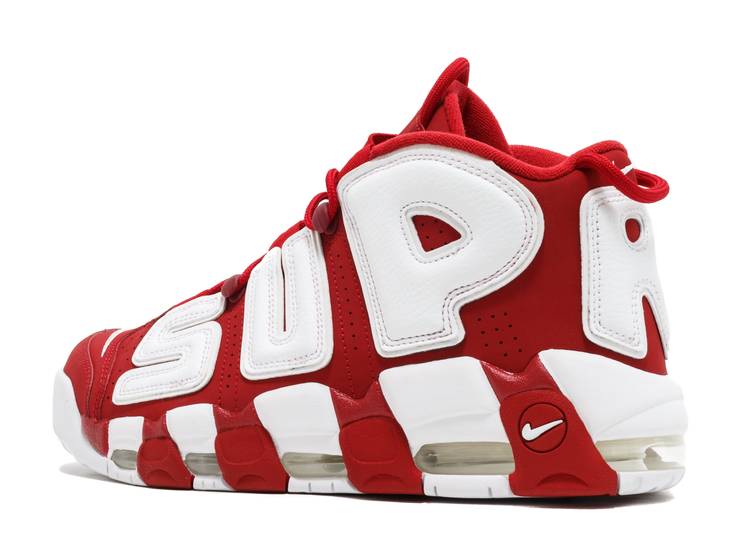 NIKE AIR MORE UPTEMPO X SUPREME 'RED'
